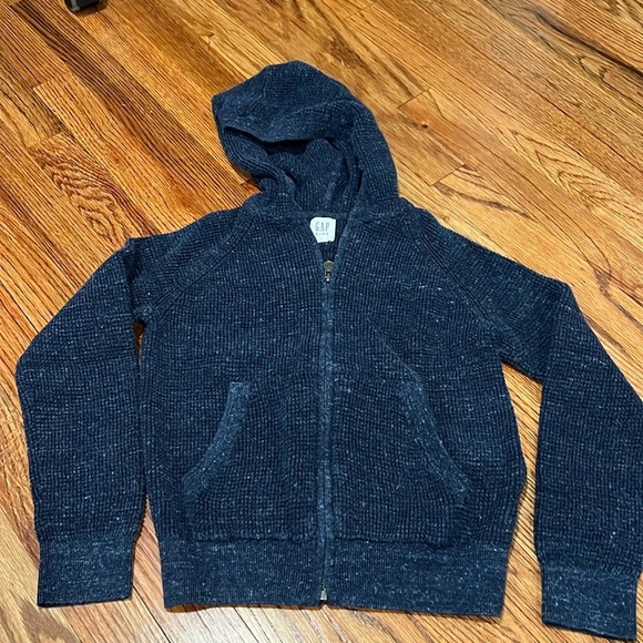 GAP Other - Gap kids waffle knit hooded zipper sweater